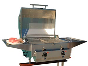 2 Burner Stainless Steel Barbecue